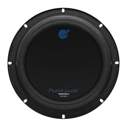 2 - Planet Audio AC8D Anarchy Subwoofer 8 Inch 1200 Watts Dual BRAND NEW! PAIR - TuracellUSA