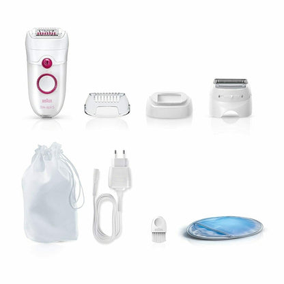 5280 Braun Silk Legs & Body Epilator NEW - TuracellUSA