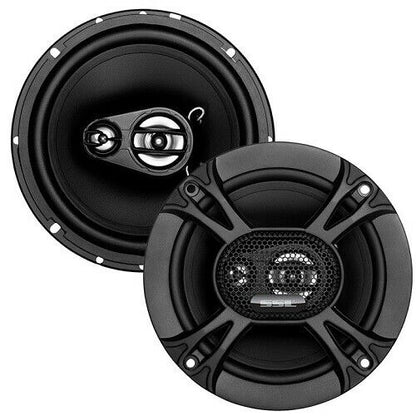 4 -Soundstorm SSL EX365 6.5 Inch 150W 3-Way Car Coaxial Audio Black Speakers - TuracellUSA