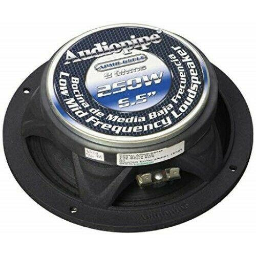 2 - Audiopipe 6.5" Flat Shallow Mount Loudspeaker 250 Watts Peak APMB-65FLT PAIR - TuracellUSA