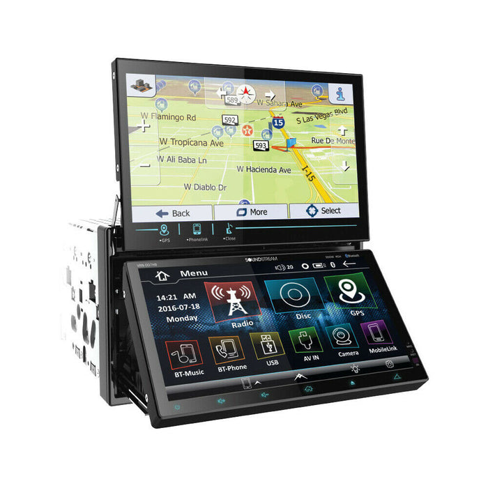 VRN-DD7HB Soundstream Double DIN Bluetooth In-Dash Car Stereo Receiver NEW - TuracellUSA
