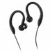 JVC HAEC10B Entry-Level Fitness Headphones with wraparound holder BLACK - TuracellUSA