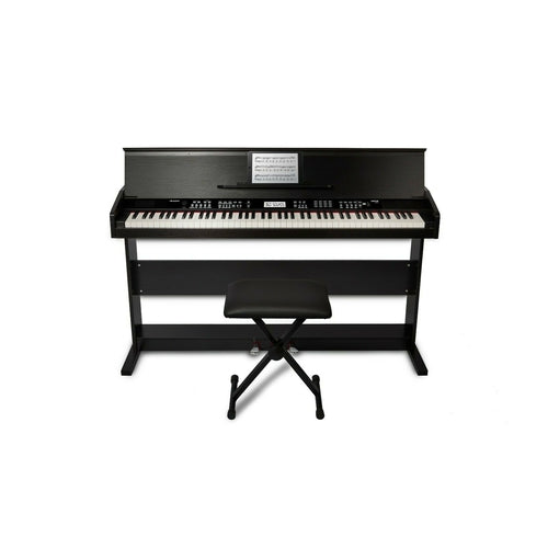 VIRTUEBLACK Alesis Virtue 88-Key Digital Piano with Wooden Stand and Bench NEW - TuracellUSA