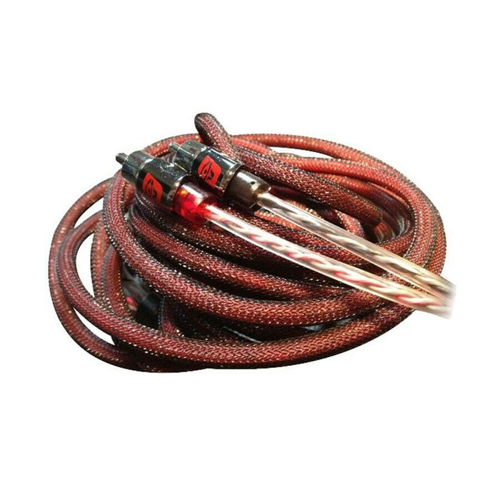 CRS6 Cerwin Vega 6 ft Stroker Series Dual Twisted Audio/Video RCA Cable NEW - TuracellUSA