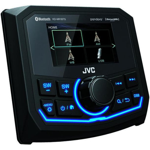 JVC KD-MR1BTS 2.7' Marine Motorsports Receiver, Bluetooth, Usb FAST SHIPPING - TuracellUSA