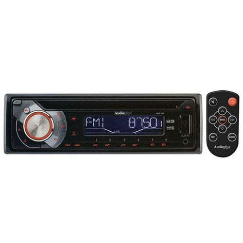 Audiopipe RAC-103 Single Din CD Receiver, Remote 50 W X 4, USB, ,3V Line Out - TuracellUSA