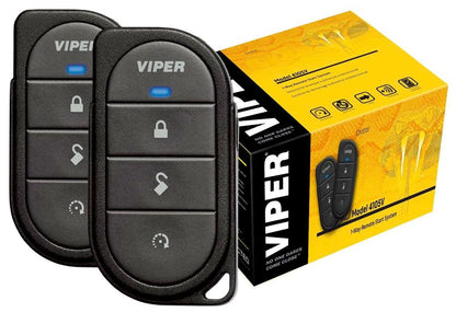 Viper 4105V Remote Car Starter 1-Way TWO 4-Button Remotes Keyless w/ ADS-AL-CA