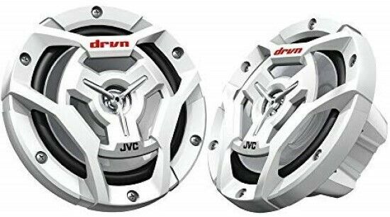 4 - JVC CS-DR6201MW 6.5" White Marine 2-Way Car Coaxial Speakers 150 Watts New - TuracellUSA