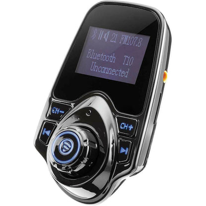 CAR AND DRIVER 4072BK BLUETOOTH FM TRANSMITTER WITH DUAL USB PORTS - TuracellUSA