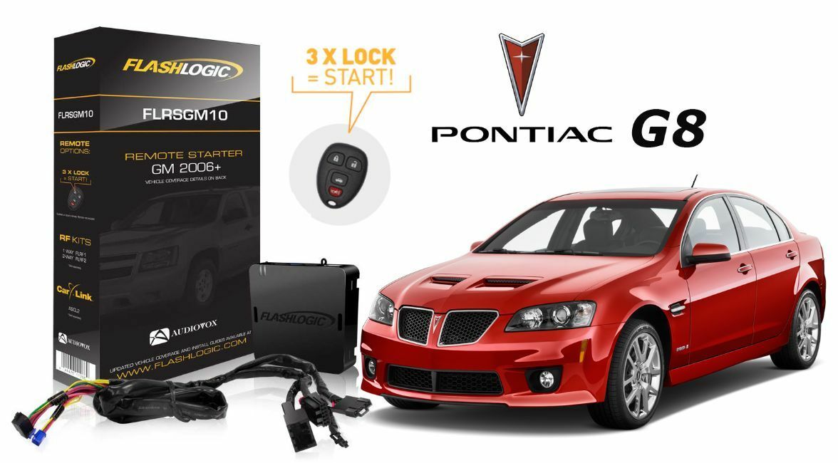 Flashlogic Remote Start for 2008 G8 Pontiac V6 w/Plug & Play Harness - TuracellUSA