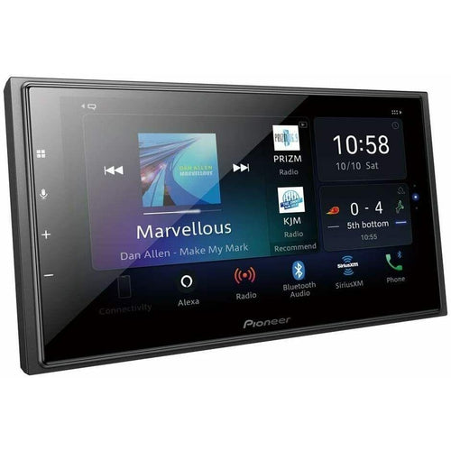 DMH-W4600NEX Pioneer 6.8" In Dash Multimedia Receiver Touch Alexa CarPlay NO CD - TuracellUSA