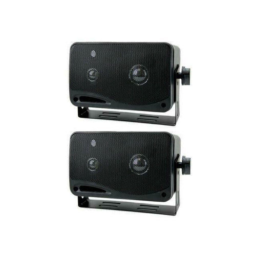 PYRAMID 2022SX 3.75" 200W 3-Way Car Audio Mini Box Car/Inside Home Speakers NEW! - TuracellUSA