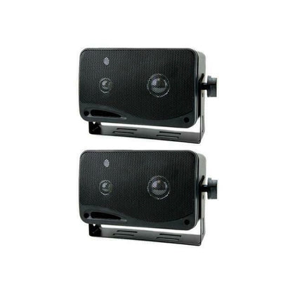 PYRAMID 2022SX 3.75" 200W 3-Way Car Audio Mini Box Car/Inside Home Speakers NEW! - TuracellUSA