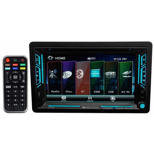 SOUNDSTREAM VR-63XB 6.2" TV CD DVD USB AUX BLUETOOTH SIRIUS XMREAD NEW WARRANTY - TuracellUSA