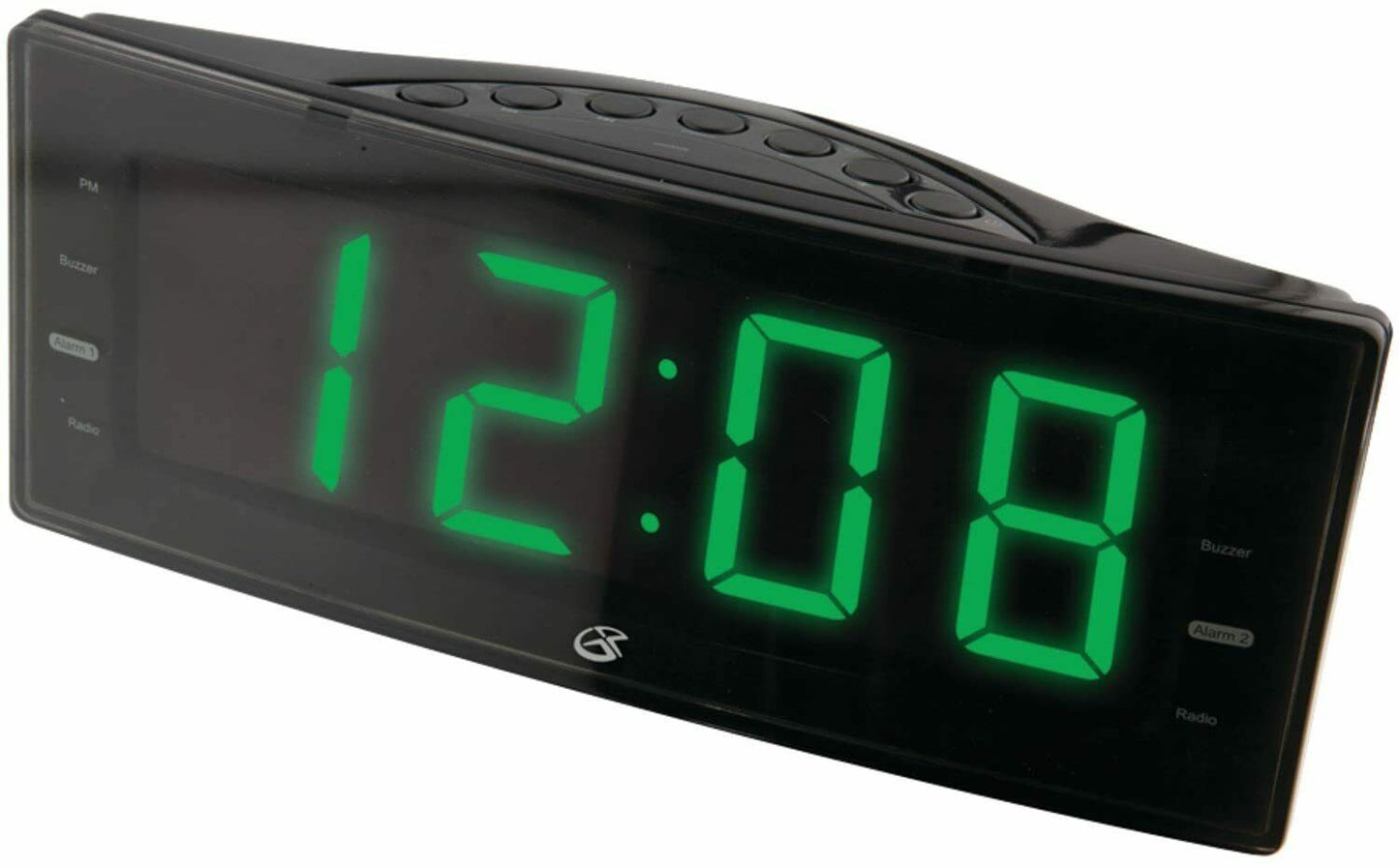 C353B GPX AM/FM Clock Radio with Dual Alarms and LED Display NEW - TuracellUSA