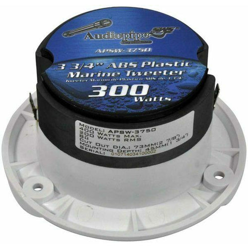 Audiopipe Marine Apsw-3750 3 1/4" Tweeter 300W Max Sold Each NEW! - TuracellUSA