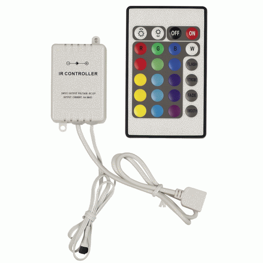 Heise HE-RGBC-1 Control Unit for 16 Color RGB LED Strip-HE-5MRGB-1 Bulk