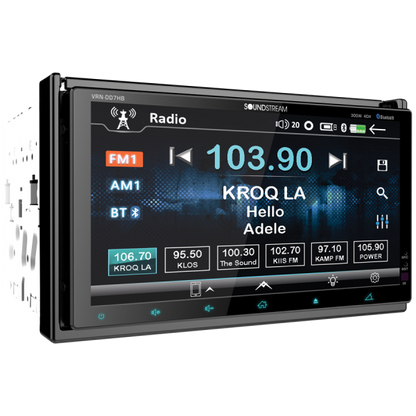 VRN-DD7HB Soundstream Double DIN Bluetooth In-Dash Car Stereo Receiver NEW - TuracellUSA