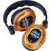 EDJ500GOLD Professional DJ Headphones (Gold) BRAND NEW - TuracellUSA