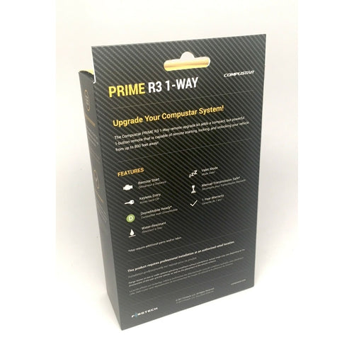 Compustar Prime R3 Remote Kit – 1 Way – 240m Range – 1 Bam - TuracellUSA