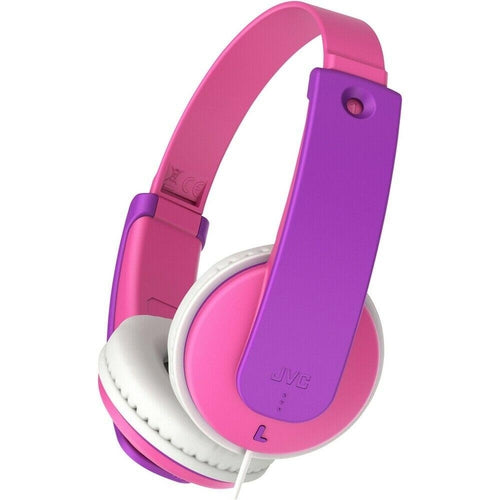 JVC-HAKD7 Kid's Headphones Tinyphones For Children BRAND NEW Pink/Yellow - TuracellUSA