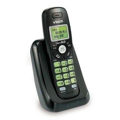 VTECH CS6114-11 DECT6.0 Cordless Phone with Caller ID/Call Waiting - Black - TuracellUSA