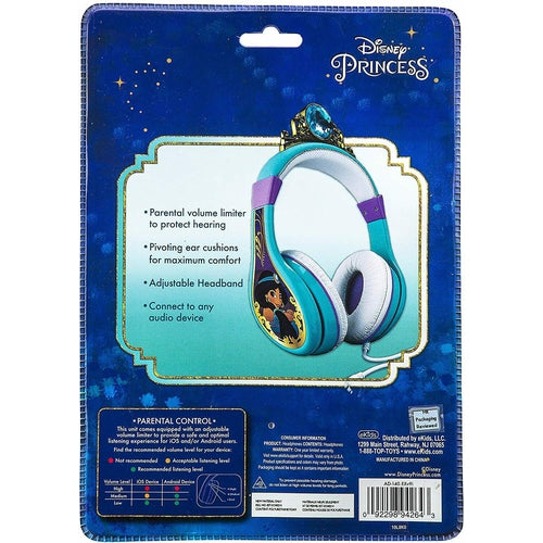 KID-AD140V9 KID DESIGNS Disney Aladdin Adjustable Stereo Headphones BRAND NEW - TuracellUSA