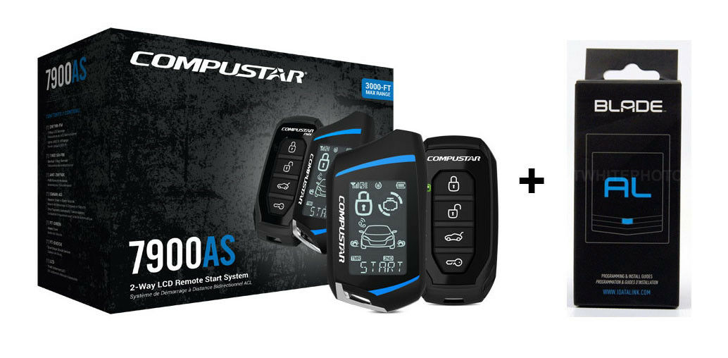 Compustar CS7900AS All-In-One 2-Way Remote Start + Alarm with BLADE-AL w/FDK1 - TuracellUSA