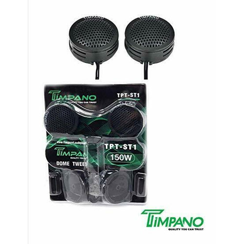 4 TIMPANO ST1 1" Dome Tweeter,Car Audio 150 W Max 4 Ohms 2 Pair NEW! - TuracellUSA