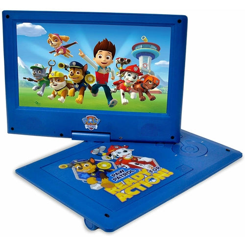 NPW7221PW Ematic PawPatrol Portable DVD Player 9" Screen Carrying Bag Headphones - TuracellUSA