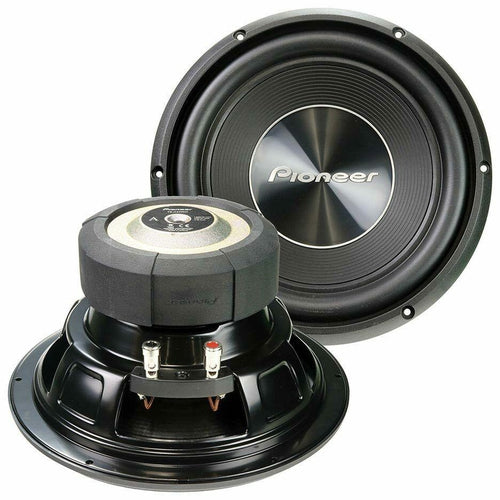 2 - Pioneer A-Series TS-A250D4 1300 Watts 10" Dual 4 Ohm Car Subwoofer Sub PAIR - TuracellUSA