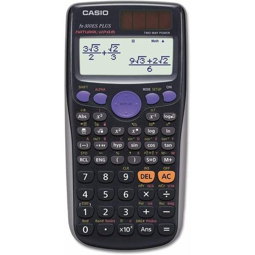 FX300ESPLUS casio School and Home Calculator Combo Includes Scientific/Solar NEW - TuracellUSA