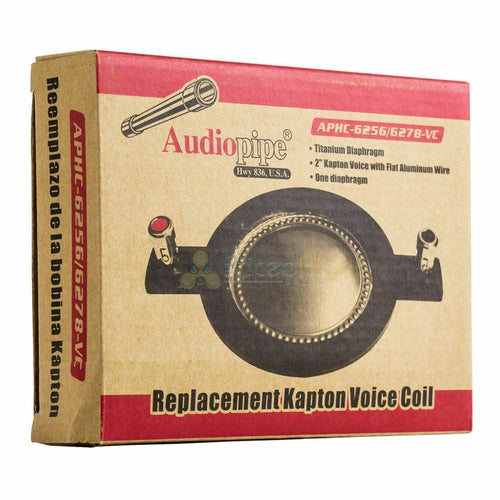 APHC6256/6278VC Audiopipe Replacement Voice Coil Aphc6256/ Aphc6278 2" Kapton - TuracellUSA