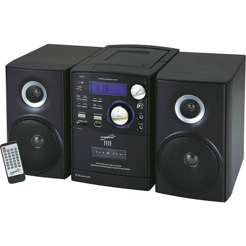 SC807 Supersonic Micro Hi-Fi System iPod Supported CD Player Cassette Recorder - TuracellUSA