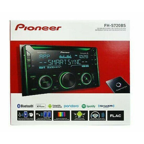 Pioneer FH-S720BS Double 2 DIN CD MP3 Player Bluetooth AUX USB SiriusXM MIXTRAX - TuracellUSA