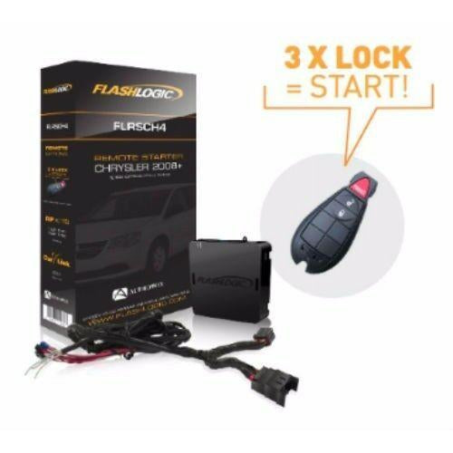 Flashlogic 2008+ Plug N Play Remote Start FOR CHRYSLER DODGE JEEP RAM FLRSCH4 - TuracellUSA