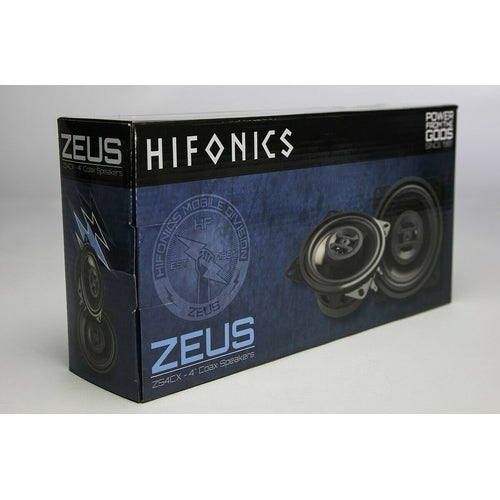 Hifonics ZS4CX 350W 4" Zeus Series 2-Way Coaxial Car Stereo Speakers NEW - TuracellUSA