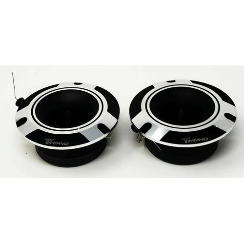 4 x Timpano TPT-ST2 4" Super Loud Tweeters 240 Watts Chrome 1" Voice Coil 2 Pair - TuracellUSA