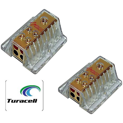 2-Audiopipe APPB1448 Distribution Block 1 In 4 Out NIPPON BUNDLE DEAL! - TuracellUSA