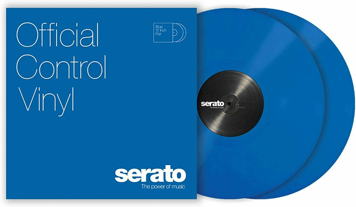 SCV-PS-BLU-OV Serato 12" Control Vinyl (Pair/Blue) BRAND NEW - TuracellUSA