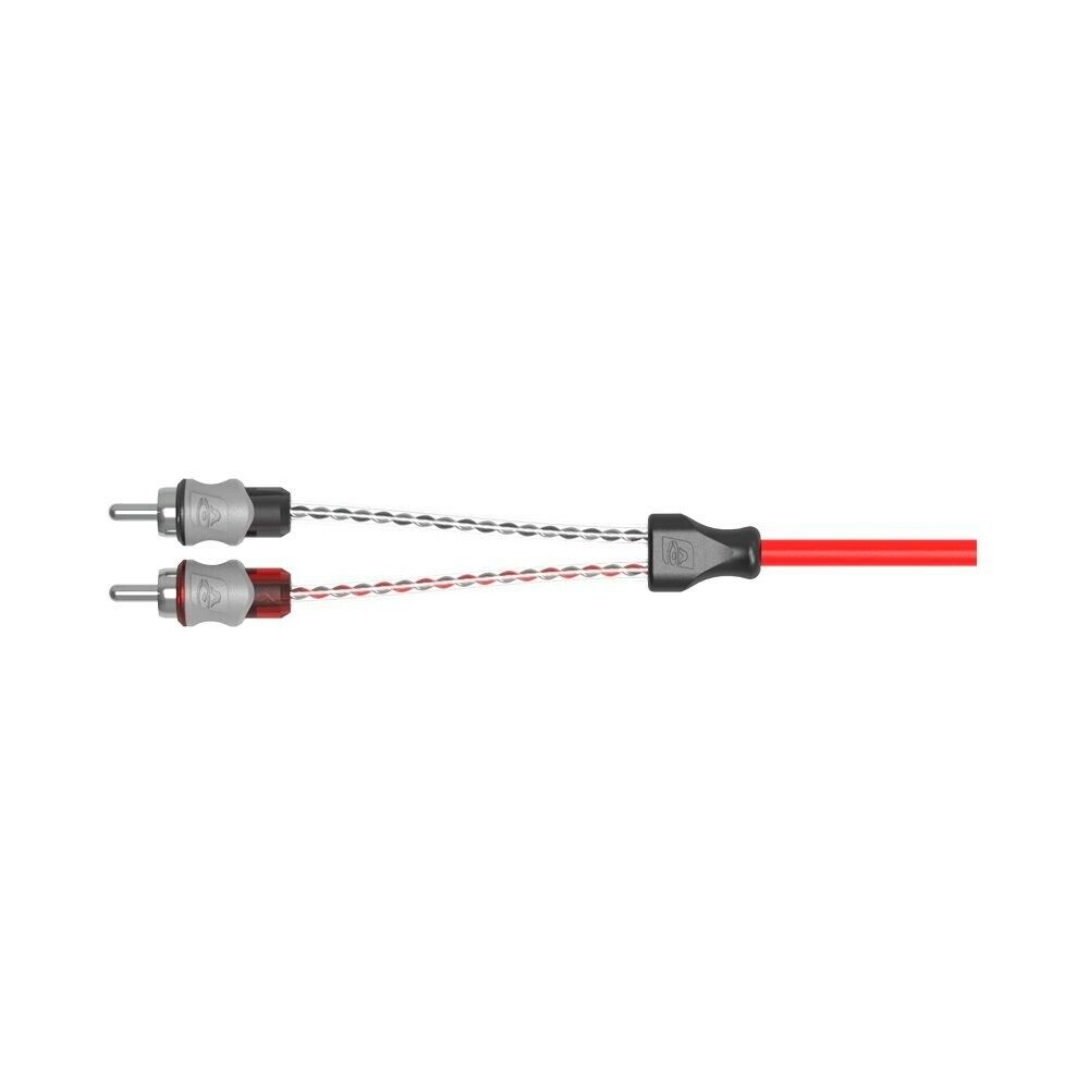 CRV6 Cerwin Vega 2 Channel RCA Cable, 6ft. Dual Twisted, Dual Molded Ends NEW - TuracellUSA