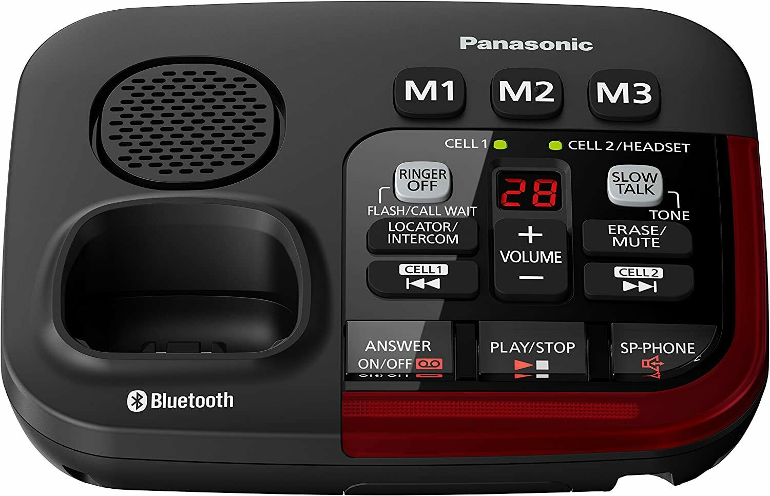 KX-TGM430B PANASONIC Bluetooth Amplified Cordless Phone NEW - TuracellUSA