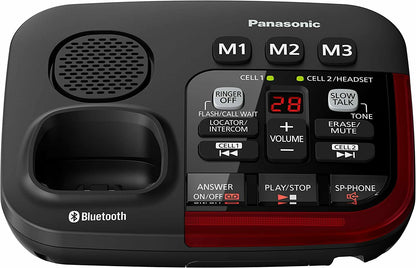 KX-TGM430B PANASONIC Bluetooth Amplified Cordless Phone NEW - TuracellUSA