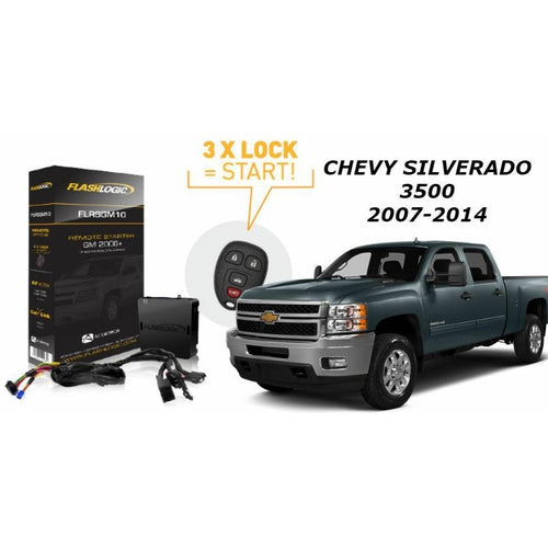 Flashlogic Remote Start for 2011 Silverado 3500 Diesel w/Plug & Play Harness - TuracellUSA