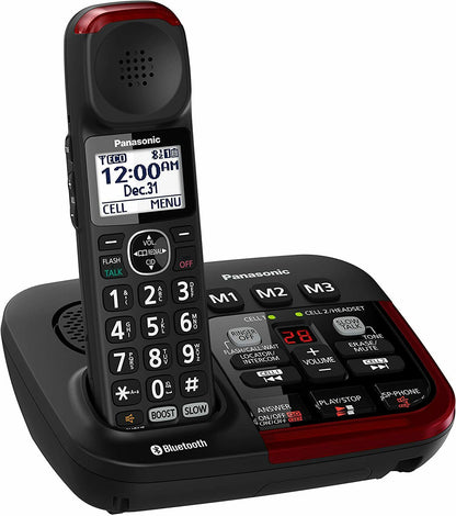KX-TGM430B PANASONIC Bluetooth Amplified Cordless Phone NEW - TuracellUSA