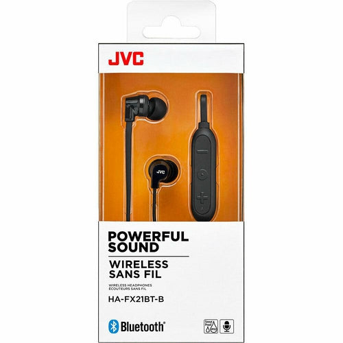 JVC-HAFX21BTB JVC Bluetooth Wireless In Ear Headphones Earbuds BRAND NEW RETAIL* - TuracellUSA