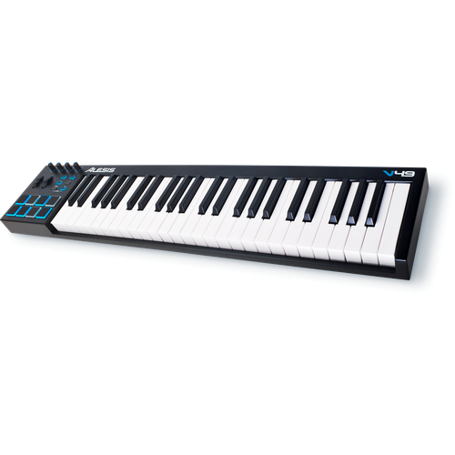 Alesis V49 49-Key USB-MIDI Keyboard Controller full-sized Keys. Backlit Pads NEW - TuracellUSA