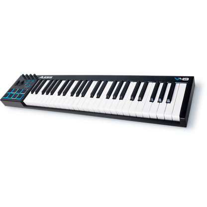 Alesis V49 49-Key USB-MIDI Keyboard Controller full-sized Keys. Backlit Pads NEW - TuracellUSA