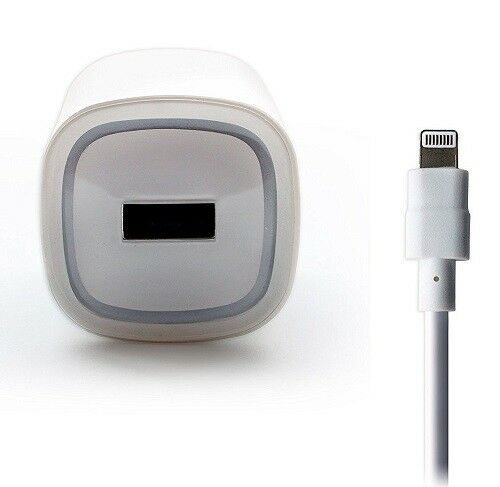 Panda Travel Lightning Intelligent Charger LED for Apple iPhone 5 6 6 6+ 7 White - TuracellUSA