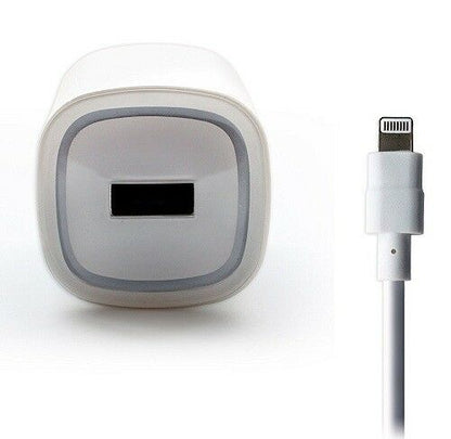 Panda Travel Lightning Intelligent Charger LED for Apple iPhone 5 6 6 6+ 7 White - TuracellUSA